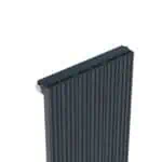 Heavy-duty black aluminum radiators for industrial heat transfer applications.
