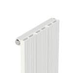 Radiator with modern white design, efficient heating solution for homes and offices.