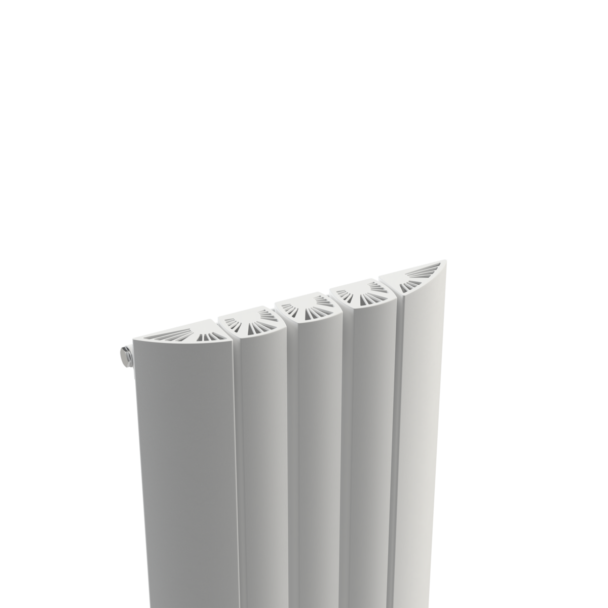 Carisa Gaia Vertical White Designer Radiator