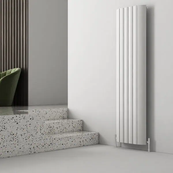 Carisa Gaia Vertical White Designer Radiator