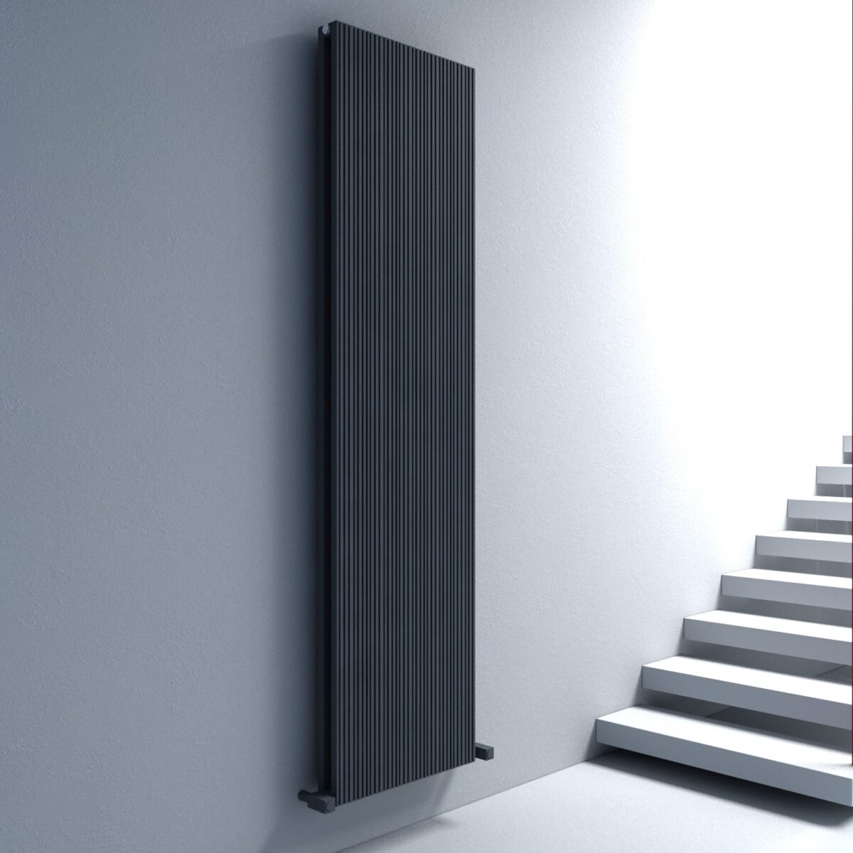 Carisa Monza Double Vertical Anthracite Designer Radiator