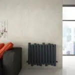 Carisa Motion Horizontal Dark Grey Designer Radiator