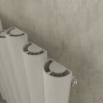 Radiator with adjustable valves, modern heating system for efficient home warmth.