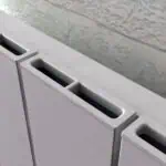 Modern metallic outdoor trash bins with sleek design for waste disposal solutions.