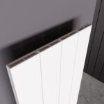 High-quality flat panel electric radiator for home heating, sleek and modern design.