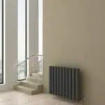 Carisa Otto Horizontal Anthracite Designer Radiator