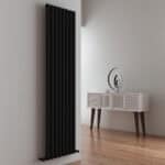 Carisa Tallis Vertical Black Designer Radiator