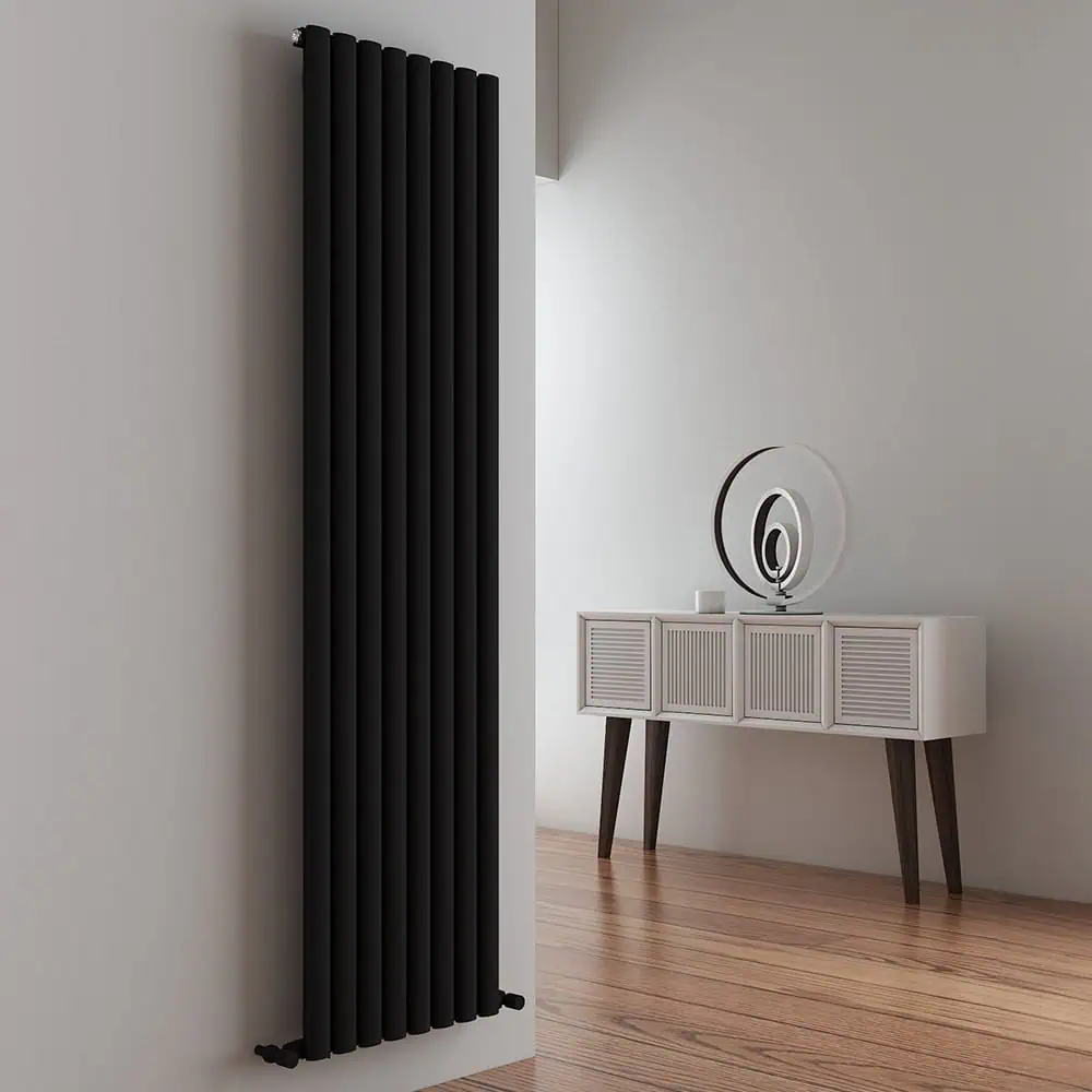 Carisa Tallis Vertical Black Designer Radiator Carisa Tallis Vertical Black Designer Radiator