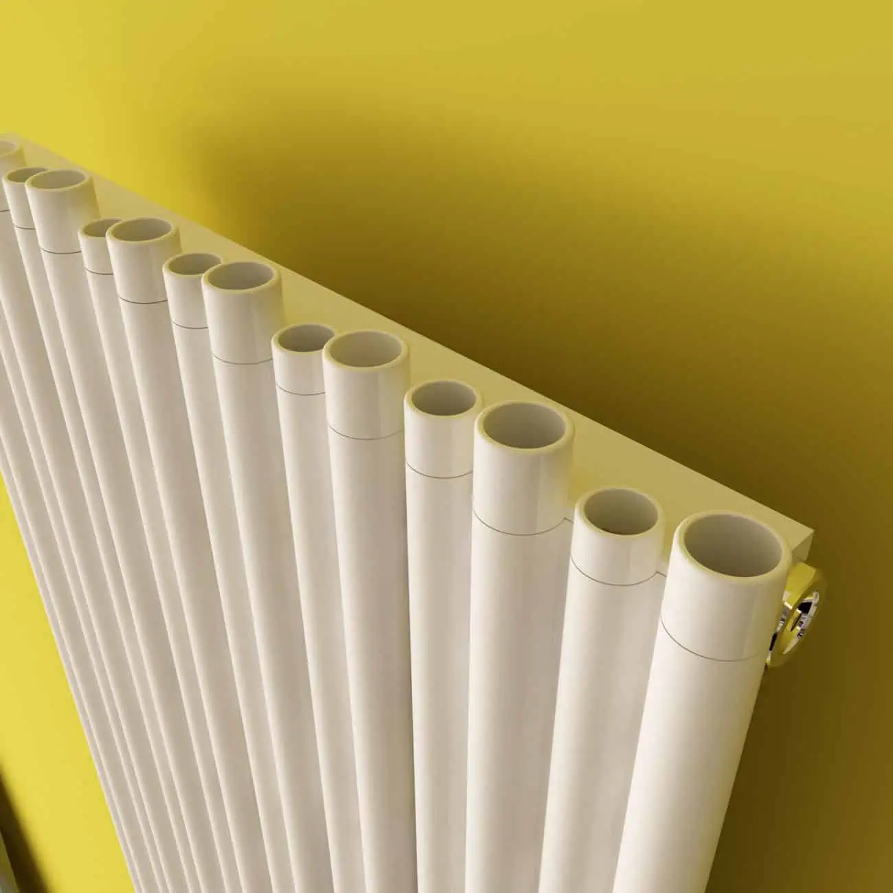 Carisa Pipette Horizontal White Designer Radiator Carisa Pipette Horizontal White Designer Radiator