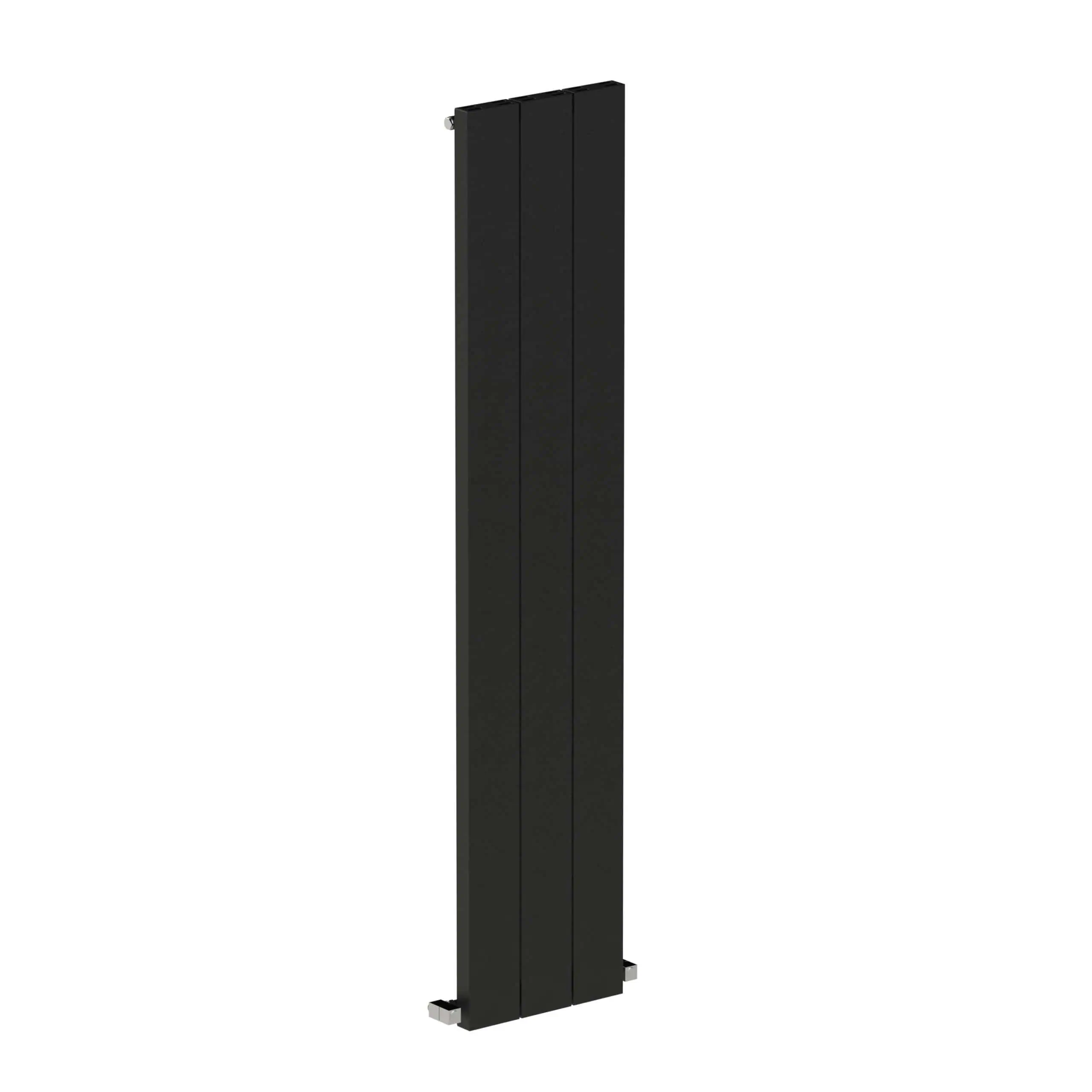 elvino 370x1800 txb Black digital signage display stand, modern POS hardware for retail or hospitality.