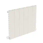 Modern white panel radiator, energy-efficient heating solution for home and office.