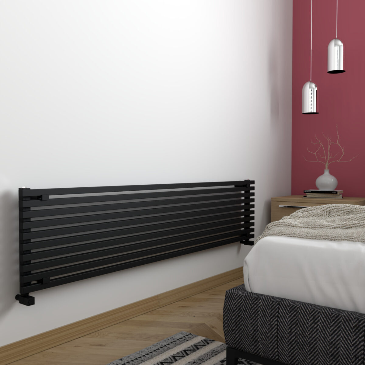 Carisa Sophia XL Black Designer Radiator