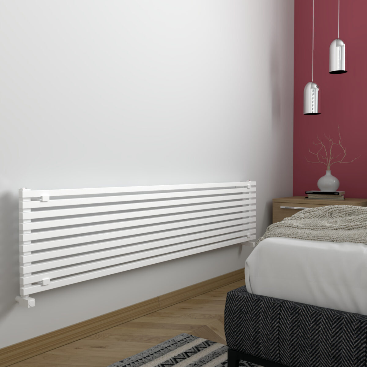 Carisa Sophia XL White Designer Radiator
