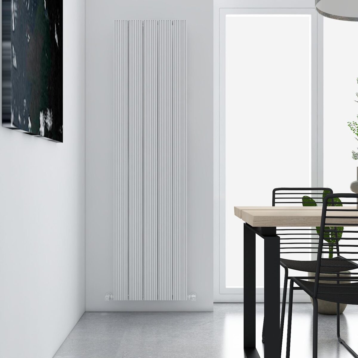 Carisa Monza Double Vertical White Designer Radiator