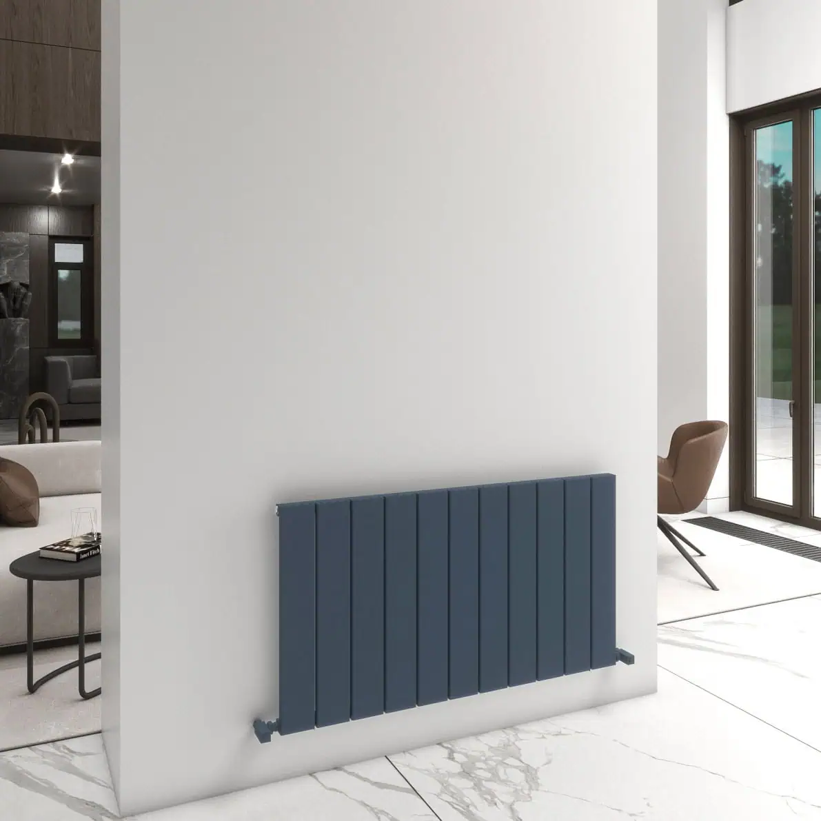 Carisa Angers Horizontal Anthracite Designer Radiator Carisa Angers Horizontal Anthracite Designer Radiator