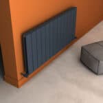 Carisa Angers Double Horizontal Anthracite Designer Radiator