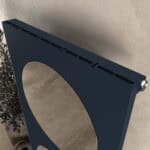 Heavy-duty washing machine panel with durable black finish, designed for appliance repair and installation.