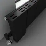 High-quality radiators for home and office heating solutions. Modern black design for efficient temperature control.