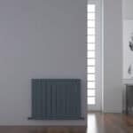 Radiator installation in modern home interior.
