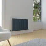 Carisa Plata Horizontal Anthracite Designer Radiator