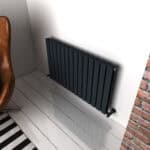 Carisa Plata Double Horizontal Anthracite Designer Radiator