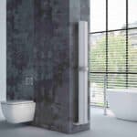 Carisa Play Bath White Designer Towel Rail