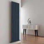 Carisa Tallis Vertical Anthracite Designer Radiator