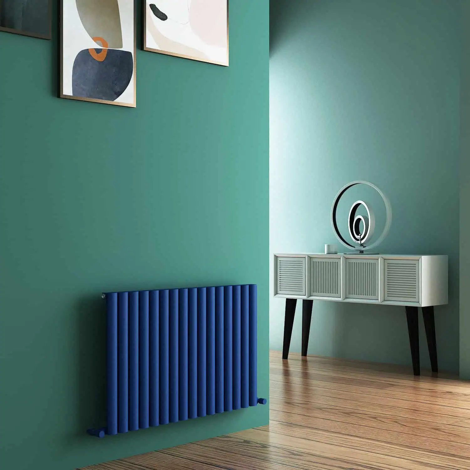 Carisa Tallis Horizontal Navy Blue Designer Radiator Carisa Tallis Horizontal Navy Blue Designer Radiator