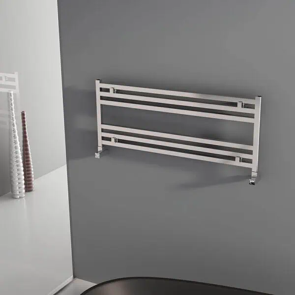 Carisa Fame Horizontal Brushed Brass Anodized Designer Towel Rail