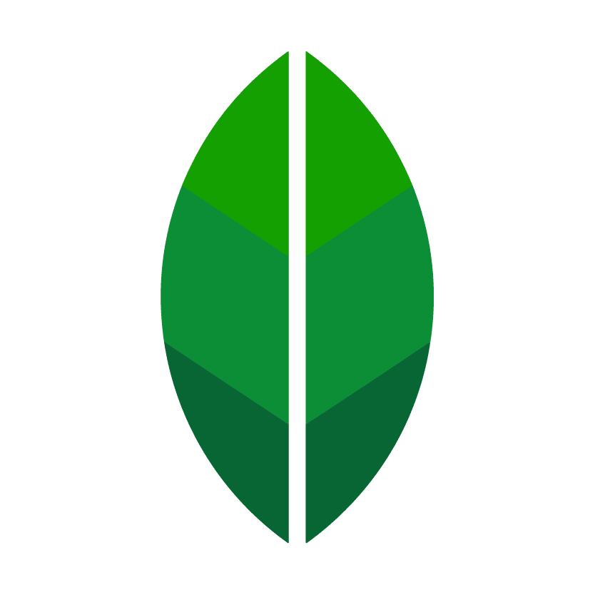 Green leaf graphic for environmental sustainability visuals.