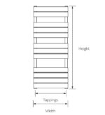 Stackable wooden planters with adjustable height, width, and tappings for versatile garden decor.