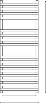 High-quality wooden radiator cover with slatted design for modern home decor.