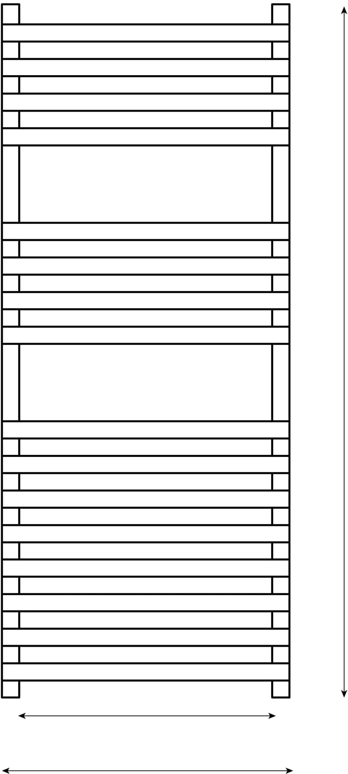 Mode-Drawings High-quality wooden radiator cover with slatted design for modern home decor.