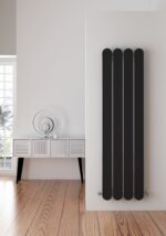 Carisa Magico Vertical Black Designer Radiator