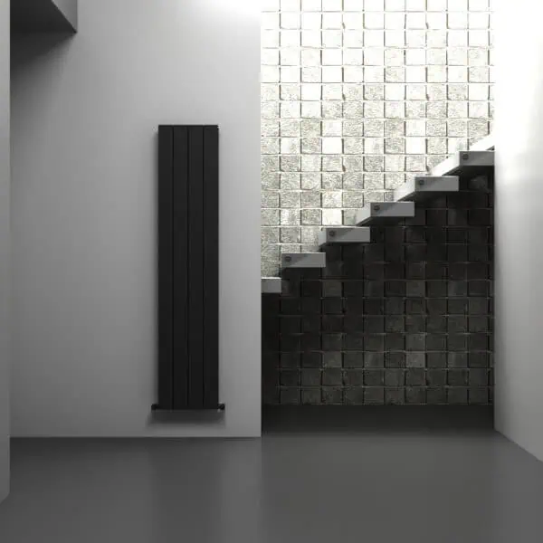 Carisa Nemo Double Vertical Dark Grey Designer Radiator