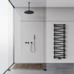 Vivek White Designer Towel Rail