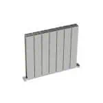 Carisa Monza Double Horizontal Polished Anodized Designer Radiator