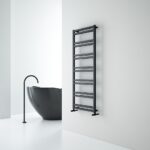 Carisa Frame Brushed Brass Anodized Towel Rail - Image 2