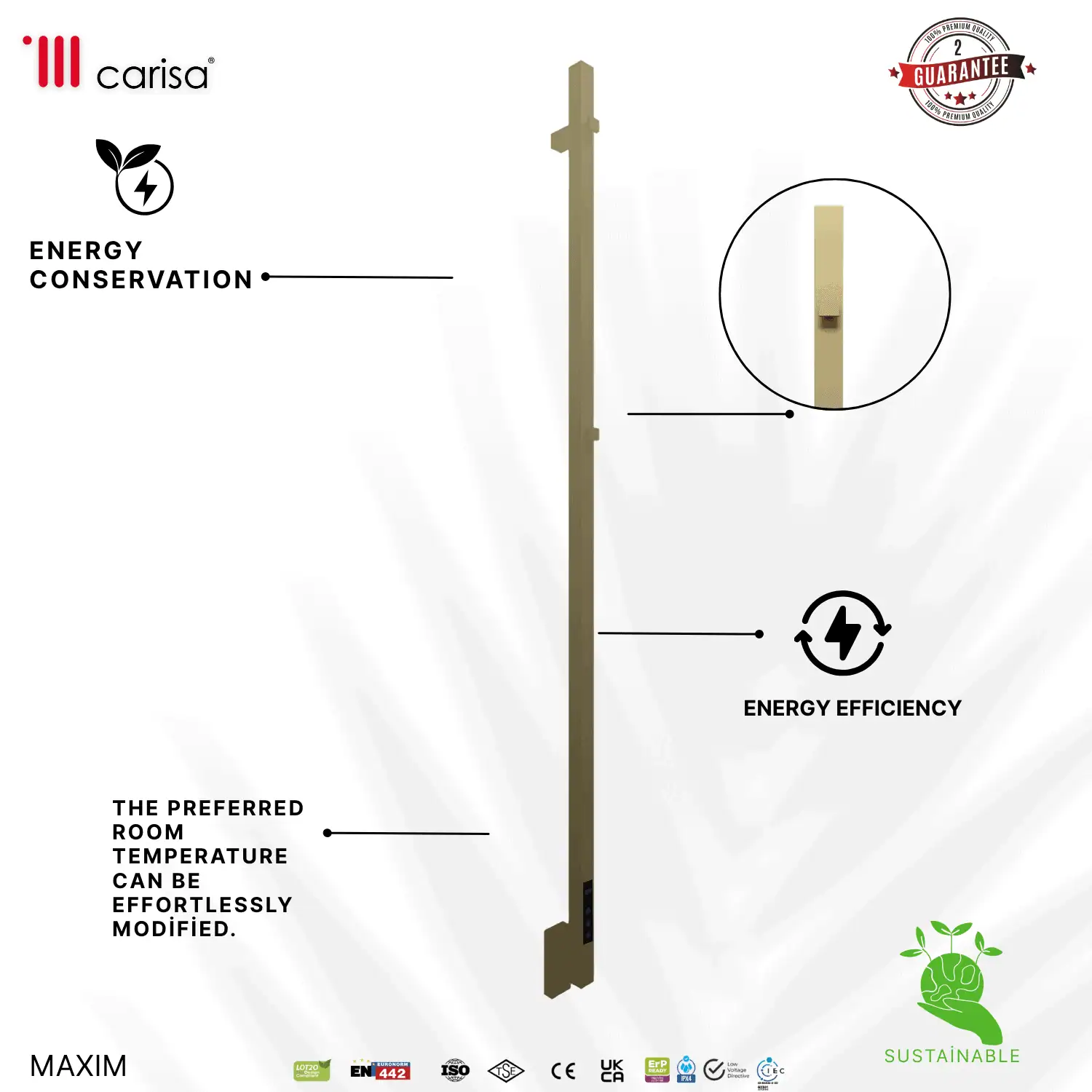 1 Pole-mounted energy-saving heating panel with adjustable temperature, energy conservation, and eco-friendly design.
