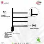 Energy-efficient radiator for optimal room temperature control and energy conservation.