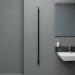 Maxim Matt Black Electric Designer Towel Rail