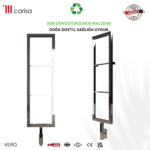 Carisa Vero Mirror Polished Electric Designer Towel Rail - Image 5