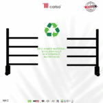 Reclaimed eco-friendly material electric radiator for sustainable heating solutions.