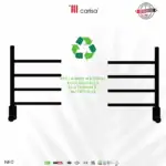 Reclaimed eco-friendly material electric radiator for sustainable heating solutions.