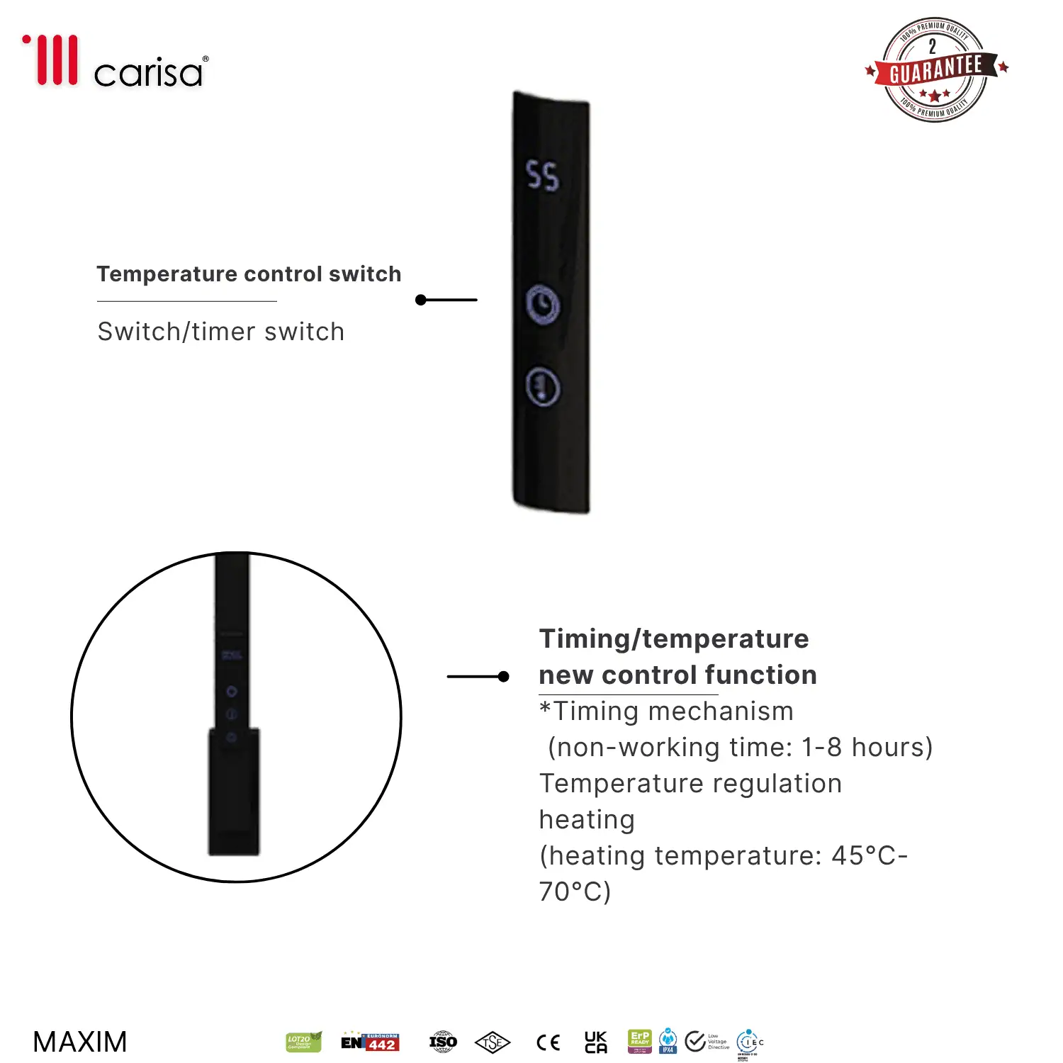 5 Poshrads digital temperature control switch image, oven switch timer, heating control device for appliances, temperature regulation switch with timer function, relevance.