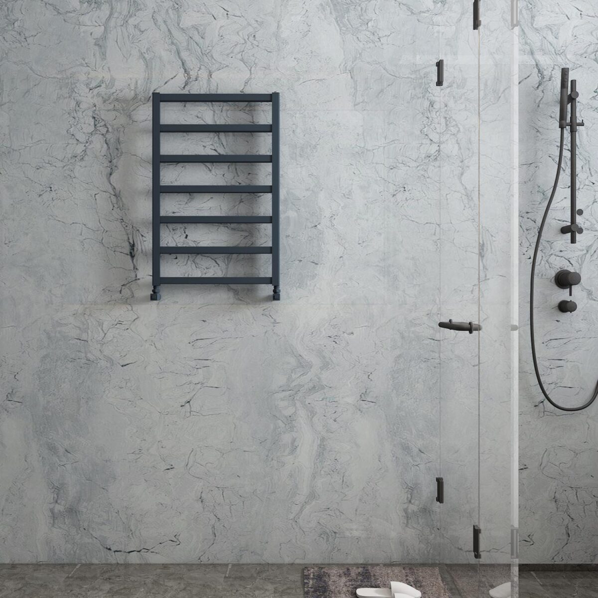 Carisa Burton Anthracıte Designer Towel Rail
